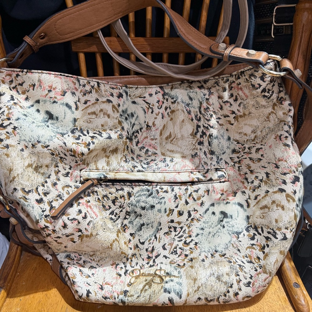 Jessica Simpson Abstract Animal Print Purse